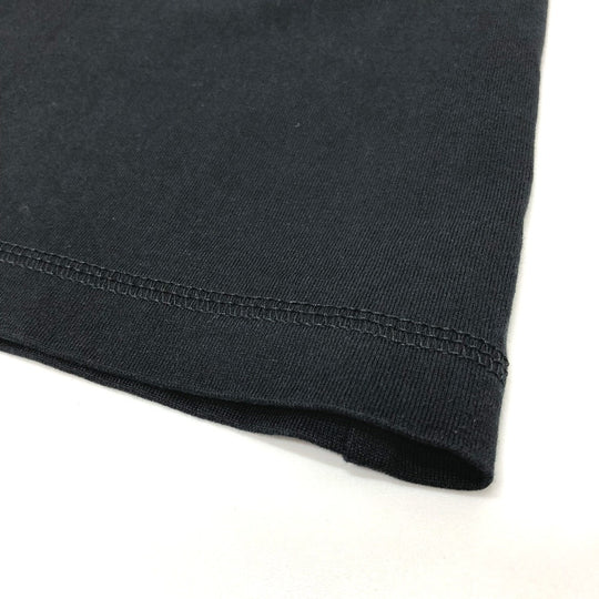 HERMES one piece cotton black Embroidery pocket dress dress Women 42 Used Authentic