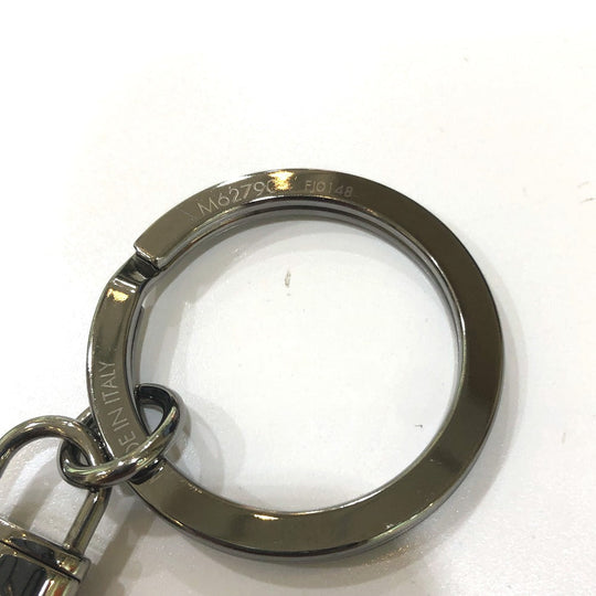 LOUIS VUITTON Key ring M62790 metal Silver LV/Cadena Keyring Chenne LV Tab mens Used Authentic