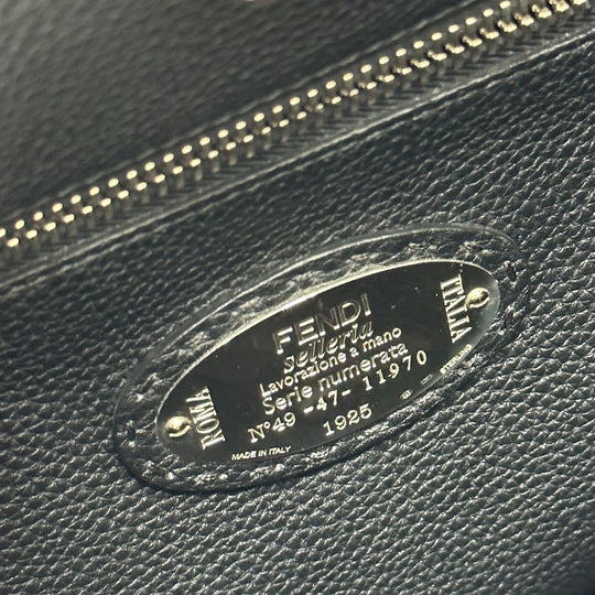 FENDI Business bag 7VA406 leather Blue type Selleria Monster Iconic Peek-a-boo fit unisex(Unisex) Used Authentic