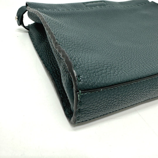 FENDI Business bag 7VA406 leather Blue type Selleria Monster Iconic Peek-a-boo fit unisex(Unisex) Used Authentic