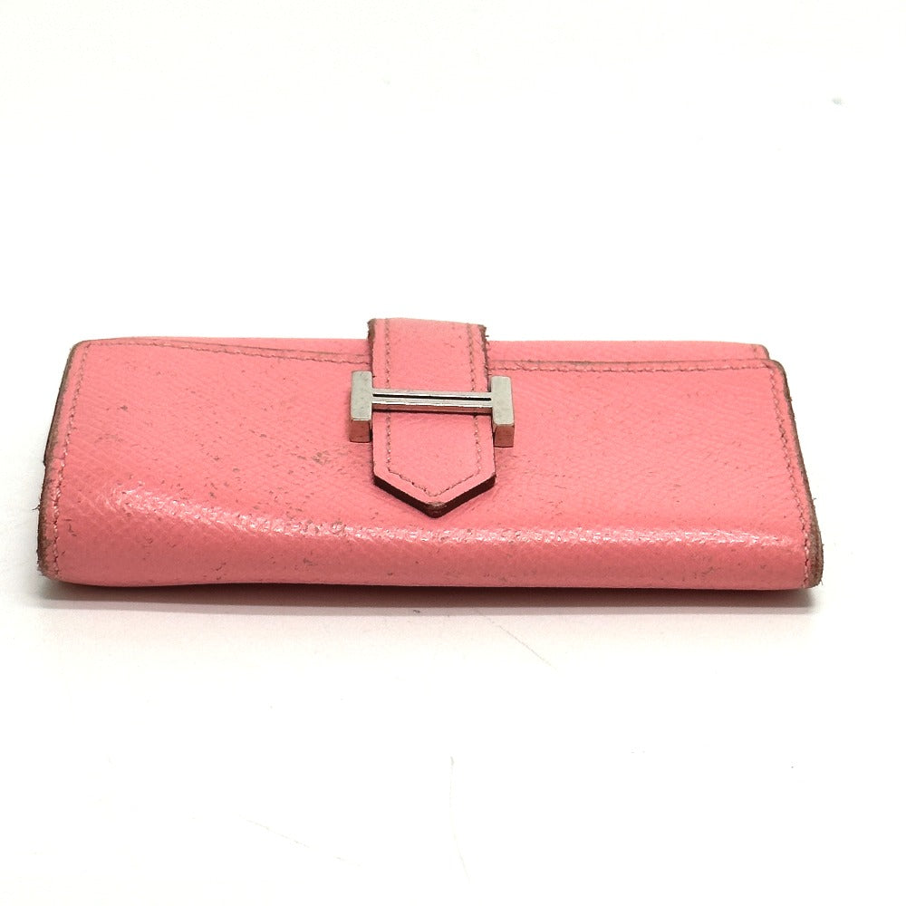 HERMES Key case Key holder  Epsom pink HMetal Bean Women Used Authentic