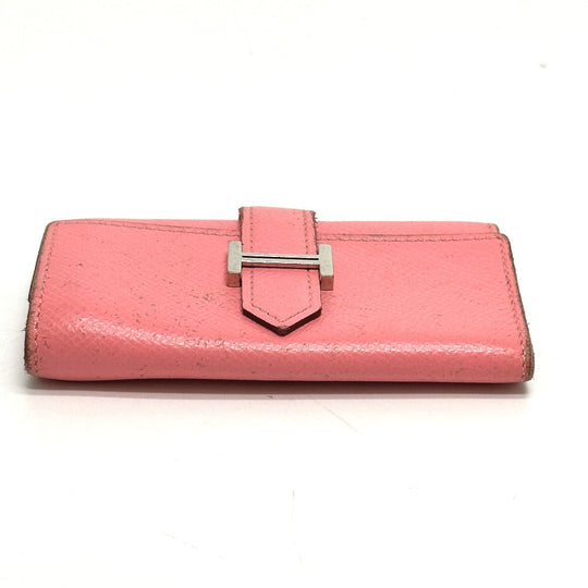 HERMES Key case Key holder  Epsom pink HMetal Bean Women Used Authentic