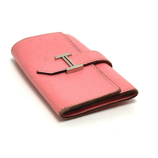 HERMES Key case Key holder  Epsom pink HMetal Bean Women Used Authentic