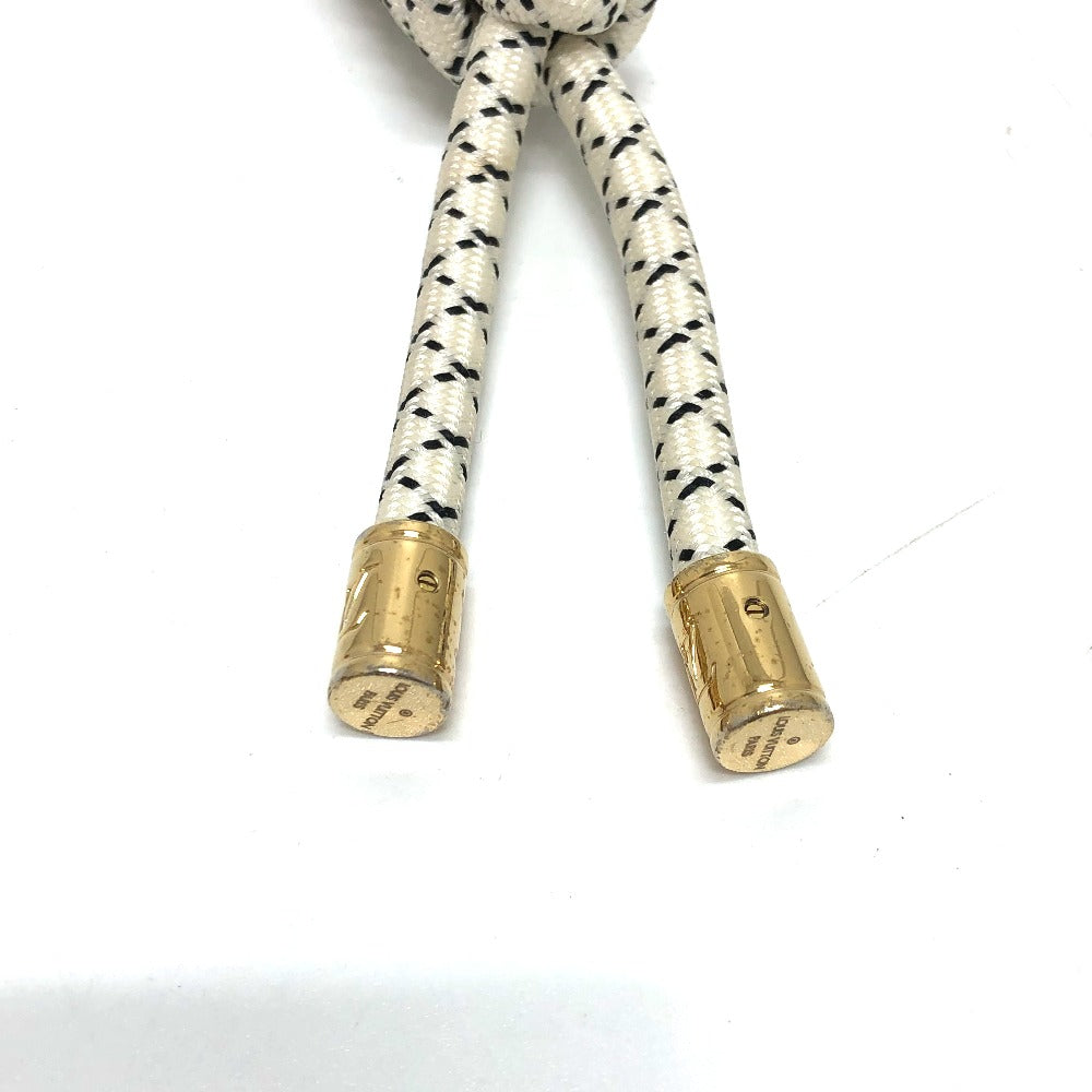 LOUIS VUITTON key ring MP1623 Gold Plated white Christopher Nemes Key rings and ropes mens Used Authentic