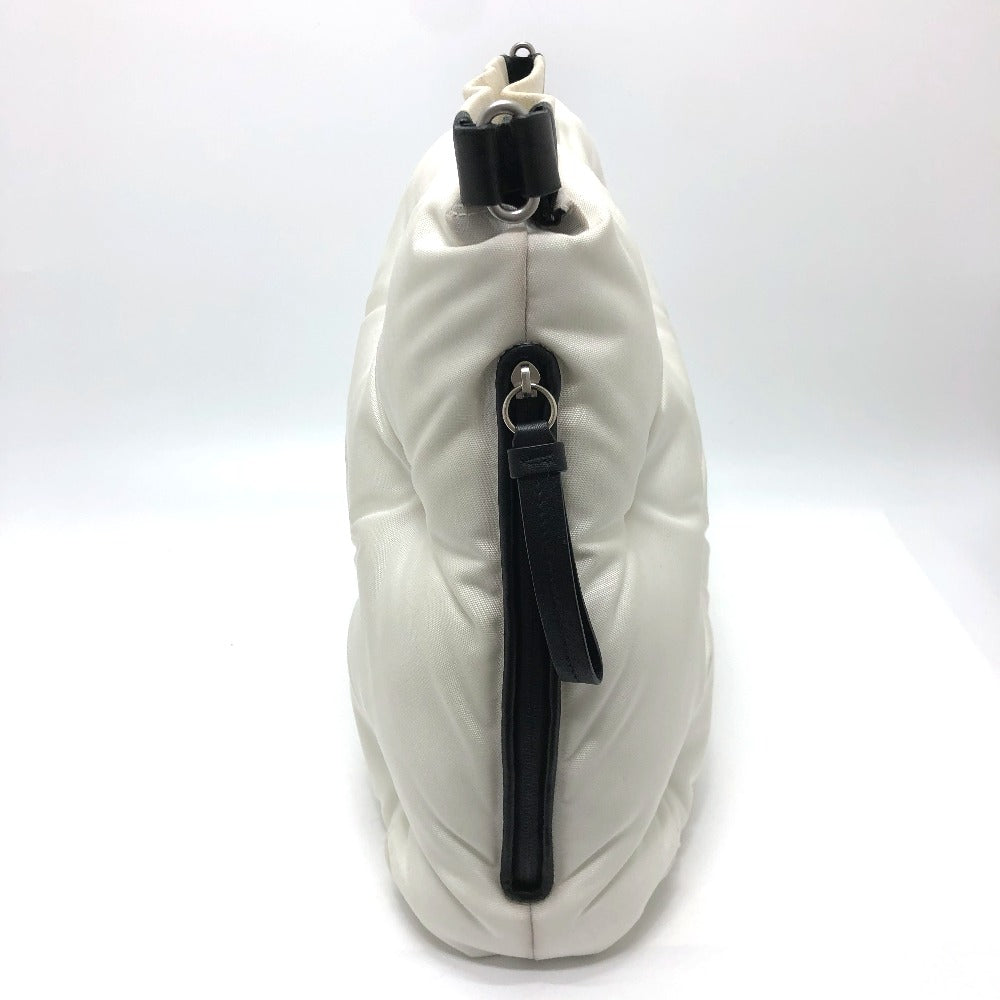 MARTIN MARGIELA Shoulder Bag Canvas leather white Gram slam