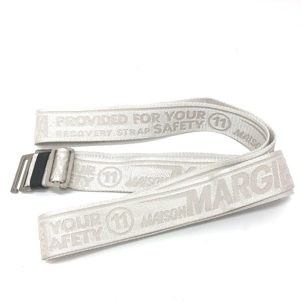 MARTIN MARGIELA Shoulder Bag Canvas leather white Gram slam