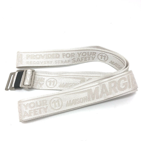 MARTIN MARGIELA Shoulder Bag Canvas leather white Gram slam