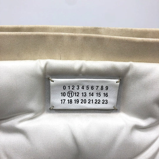 MARTIN MARGIELA Shoulder Bag Canvas leather white Gram slam