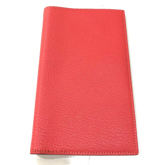 HERMES Notebook cover Shave pink Writing instruments Agenda Vision 2 Women Used Authentic