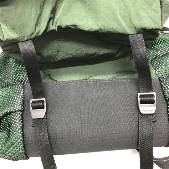 BOTTEGAVENETA Backpack 571596 Nylon / canvas khaki mens Used Authentic