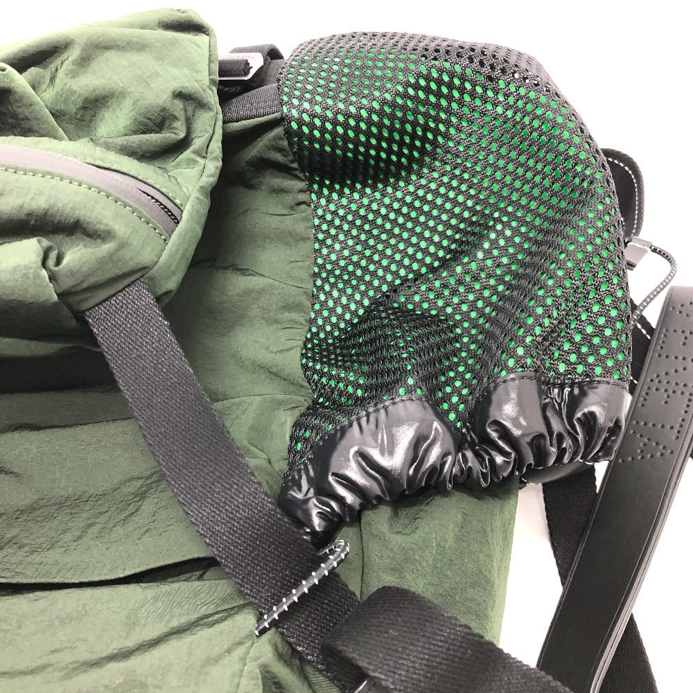 BOTTEGAVENETA Backpack 571596 Nylon / canvas khaki mens Used Authentic