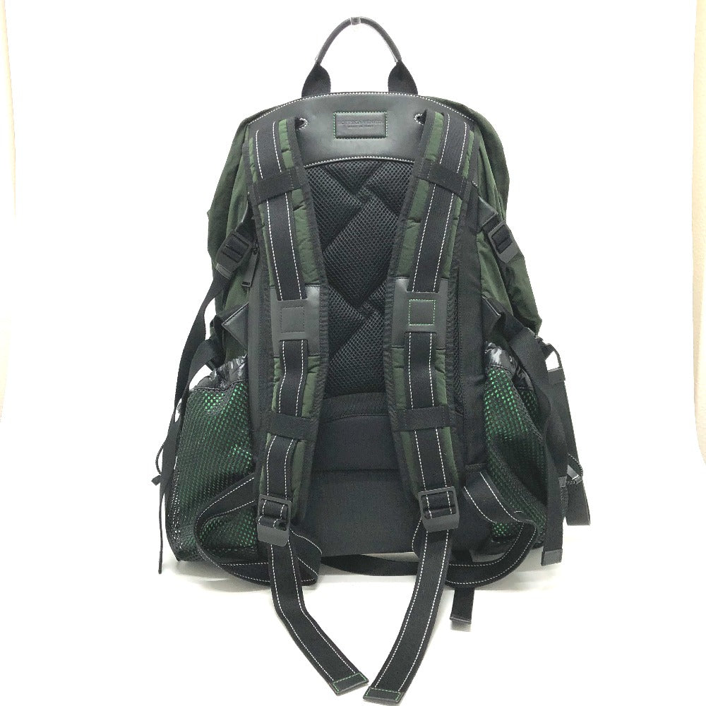 BOTTEGAVENETA Backpack 571596 Nylon / canvas khaki mens Used Authentic