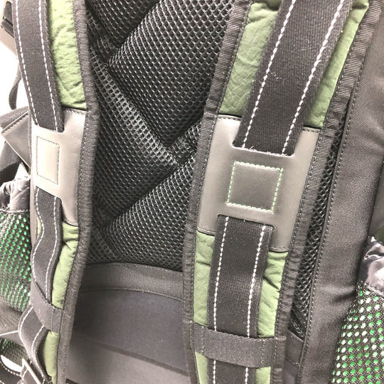 BOTTEGAVENETA Backpack 571596 Nylon / canvas khaki mens Used Authentic