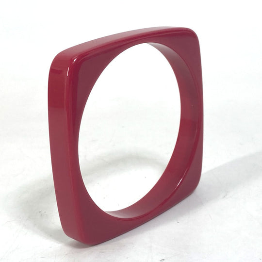 LOUIS VUITTON Bangle Model number unknown plastic Red Accessories Square LV logo Women Used Authentic