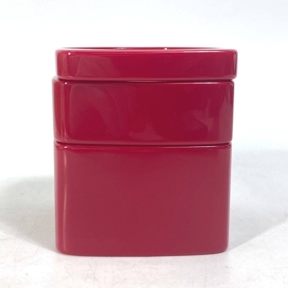 LOUIS VUITTON Bangle Model number unknown plastic Red Accessories Square LV logo Women Used Authentic