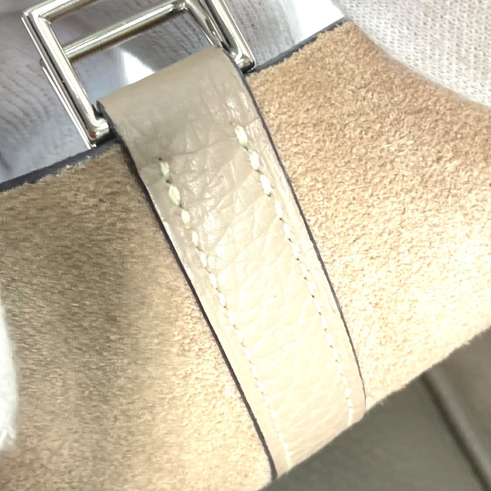 HERMES Handbag Taurillon Clemence Gray type Bag Picotin Lock PM 18