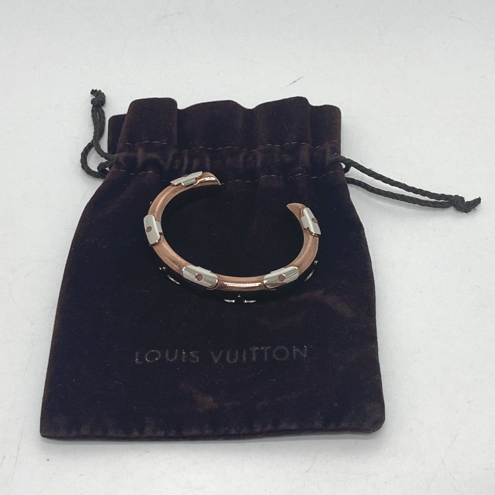 LOUIS VUITTON Bangle M64407 metal gold Monogram Jonck Daily Women TGS Used Authentic