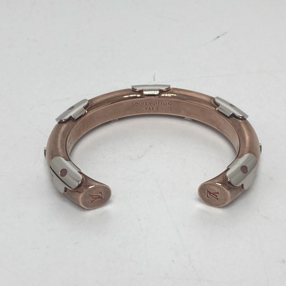 LOUIS VUITTON Bangle M64407 metal gold Monogram Jonck Daily Women TGS Used Authentic