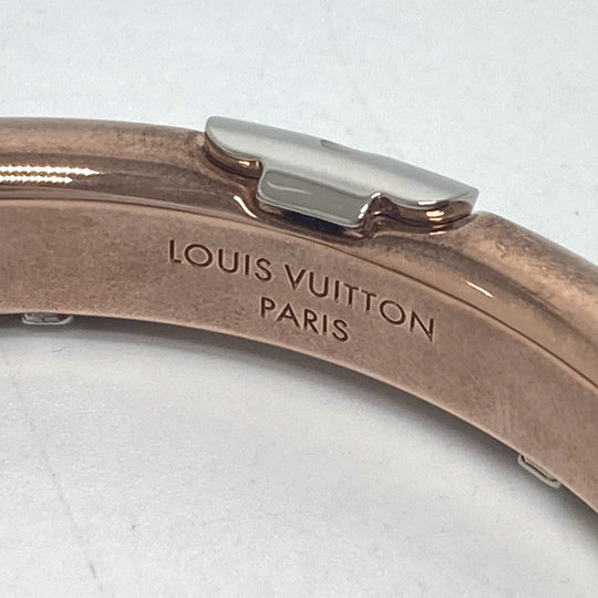 LOUIS VUITTON Bangle M64407 metal gold Monogram Jonck Daily Women TGS Used Authentic