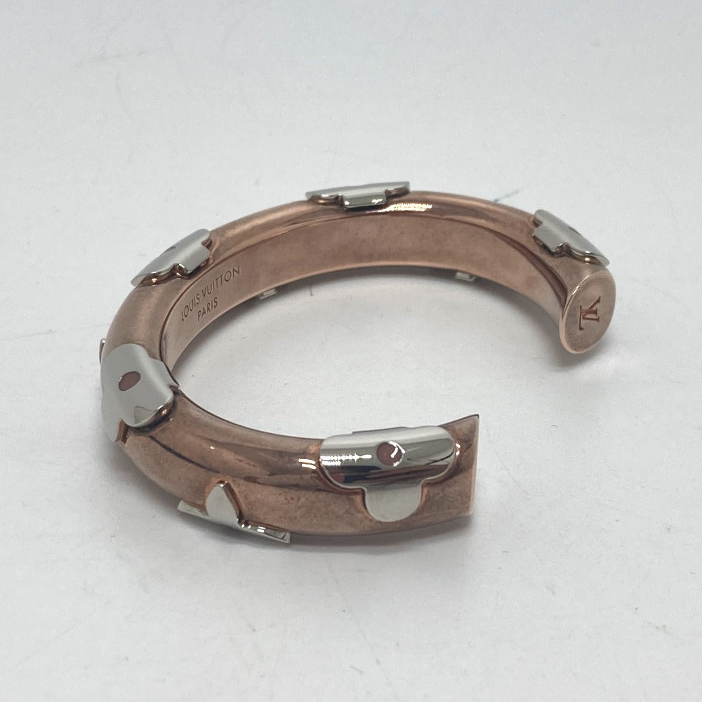 LOUIS VUITTON Bangle M64407 metal gold Monogram Jonck Daily Women TGS Used Authentic