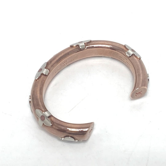 LOUIS VUITTON Bangle M64407 metal gold Monogram Jonck Daily Women TGS Used Authentic