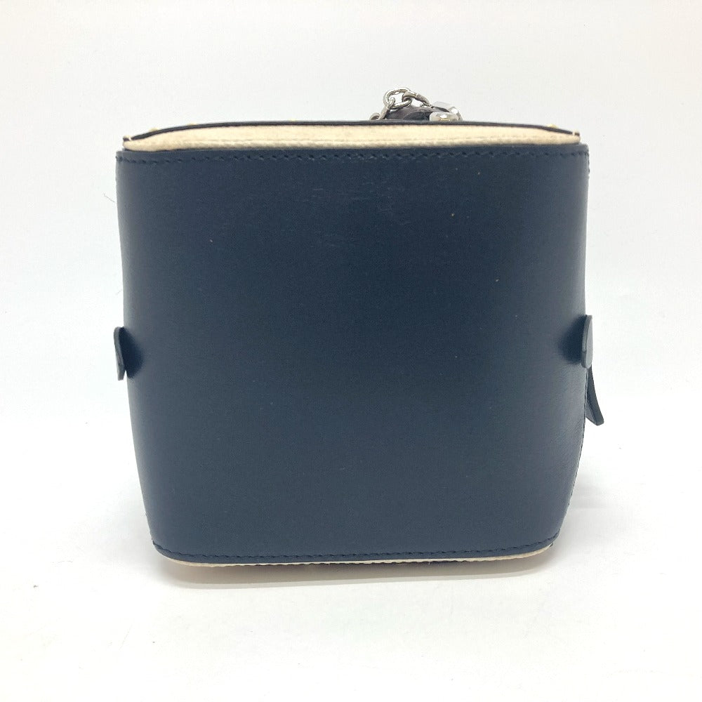 LOUIS VUITTON Handbag M52350 leather Black / beige Trompe l'oeil Women Used Authentic