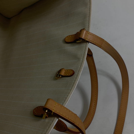 LOUIS VUITTON Tote Bag M57872 Monogram Giant Canvas, Straw blue Monogram Giant ON THE GO GM MYKONOS EXCLUSIVE MYKONOS Women Used Authentic