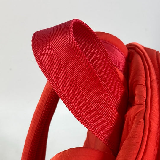 BOTTEGAVENETA Backpack 652188 Nylon Red Backpack mens Used Authentic