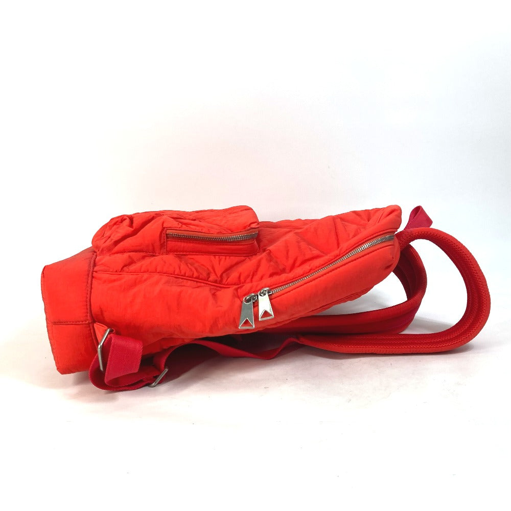 BOTTEGAVENETA Backpack 652188 Nylon Red Backpack mens Used Authentic