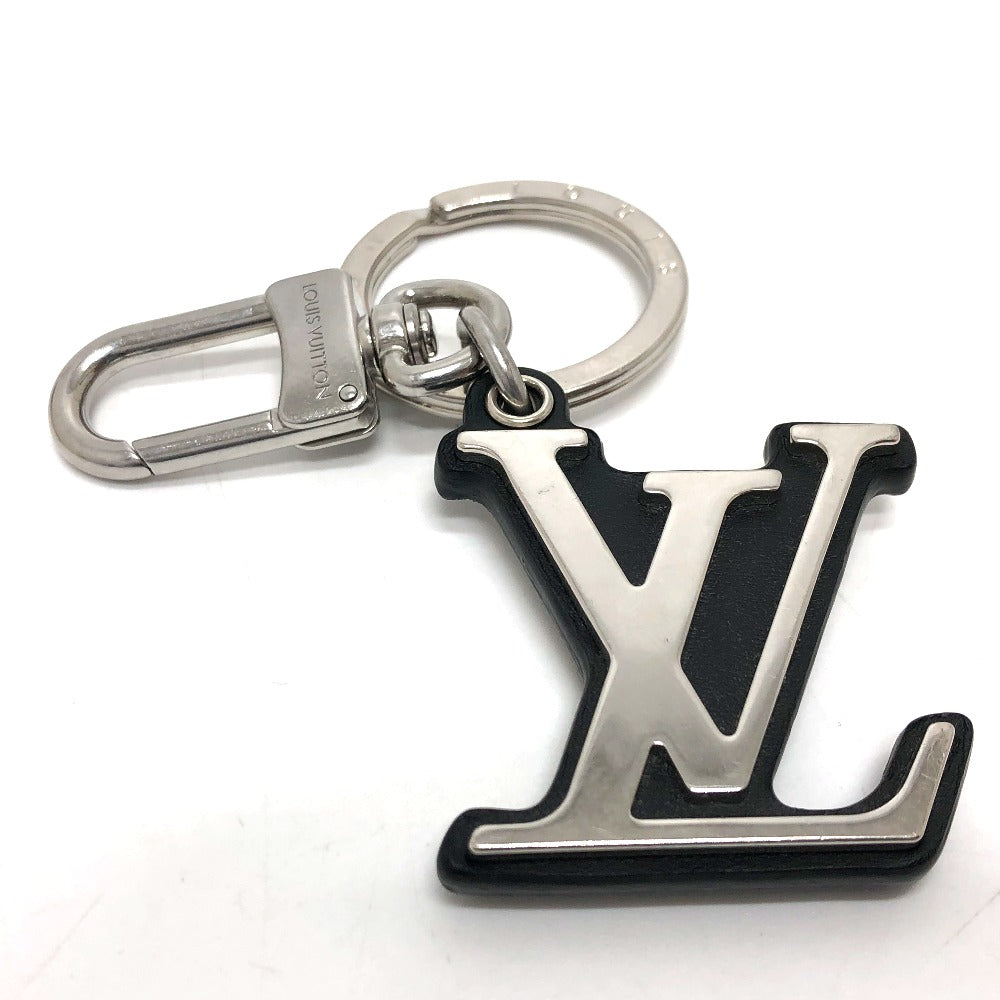 LOUIS VUITTON key ring M00971 metal Silver Porto Cre LV Classic mens Secondhand Authentic