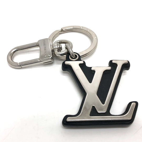 LOUIS VUITTON key ring M00971 metal Silver Porto Cre LV Classic mens Secondhand Authentic