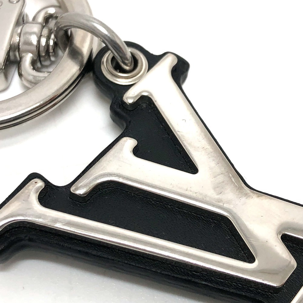 LOUIS VUITTON key ring M00971 metal Silver Porto Cre LV Classic mens Secondhand Authentic