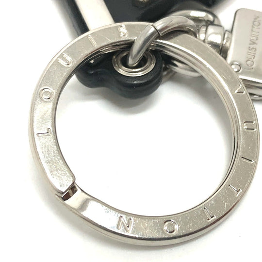 LOUIS VUITTON key ring M00971 metal Silver Porto Cre LV Classic mens Secondhand Authentic