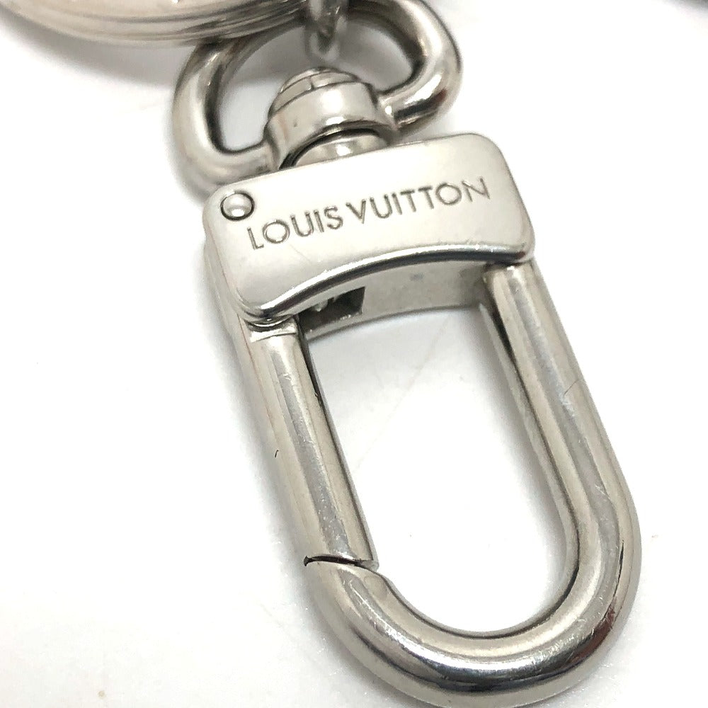 LOUIS VUITTON key ring M00971 metal Silver Porto Cre LV Classic mens Secondhand Authentic