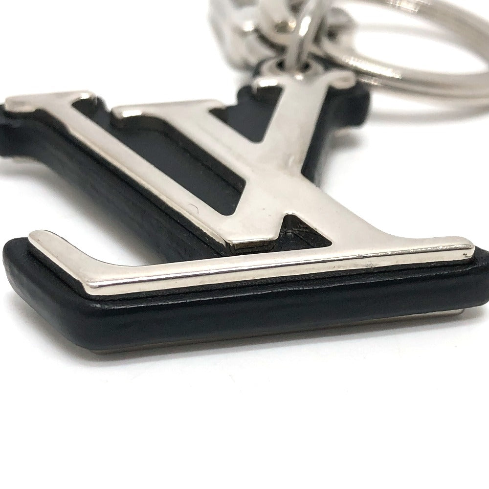 LOUIS VUITTON key ring M00971 metal Silver Porto Cre LV Classic mens Secondhand Authentic