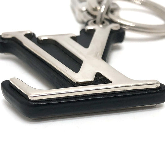 LOUIS VUITTON key ring M00971 metal Silver Porto Cre LV Classic mens Secondhand Authentic