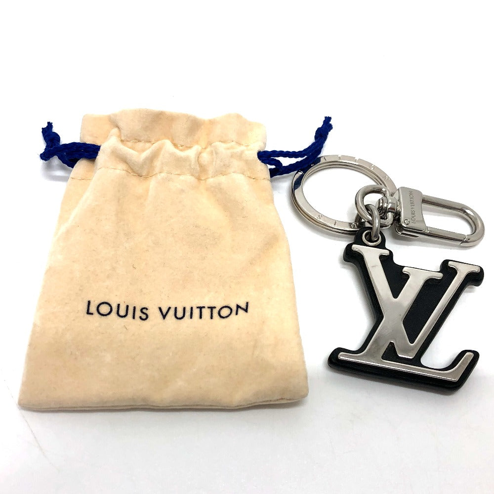 LOUIS VUITTON key ring M00971 metal Silver Porto Cre LV Classic mens Secondhand Authentic