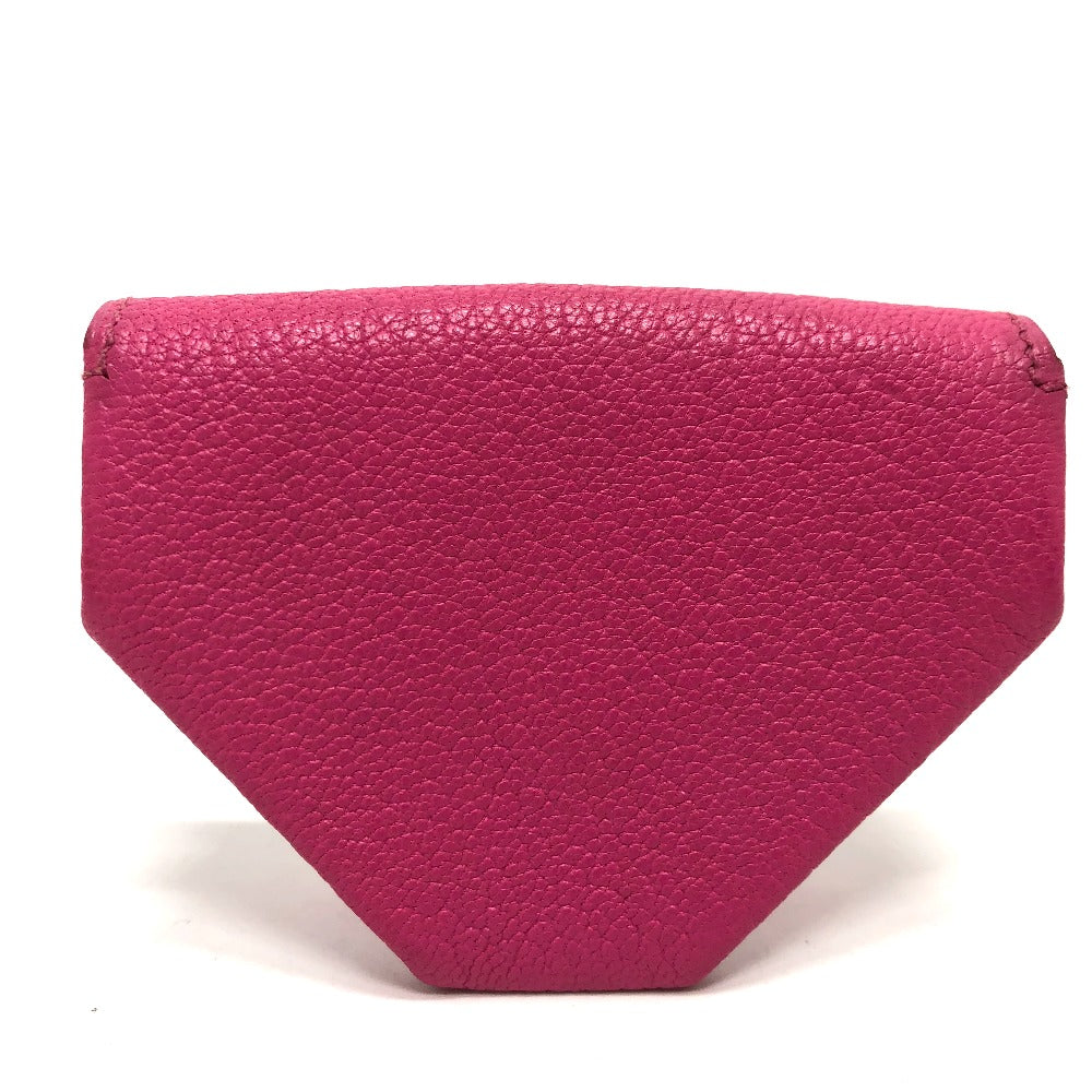HERMES Coin case Shave pink Revan Cattle Women Used Authentic