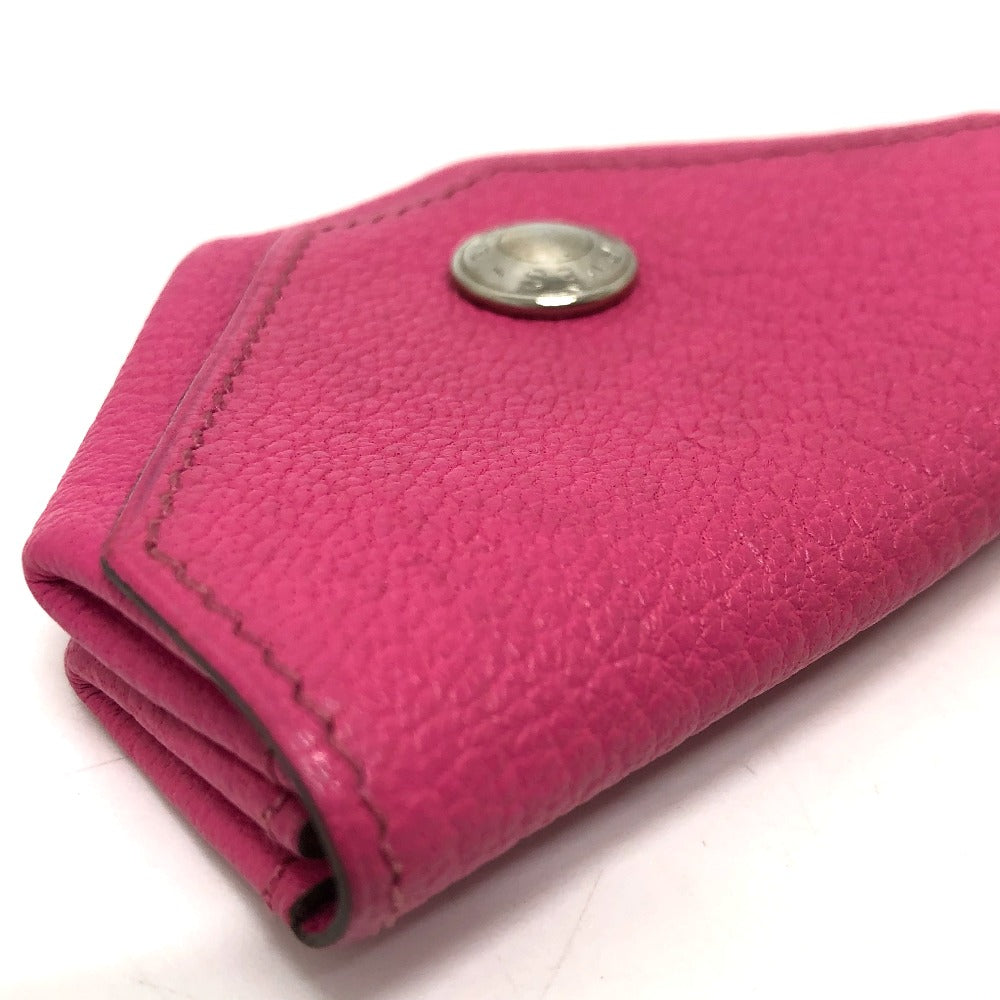 HERMES Coin case Shave pink Revan Cattle Women Used Authentic