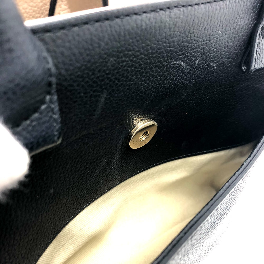 CHANEL Shoulder Bag A69930 leather black CC mark Executive tote Women Used Authentic