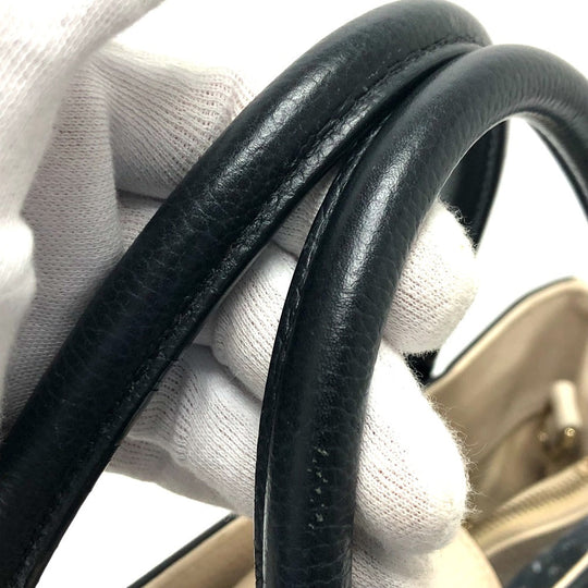 CHANEL Shoulder Bag A69930 leather black CC mark Executive tote Women Used Authentic