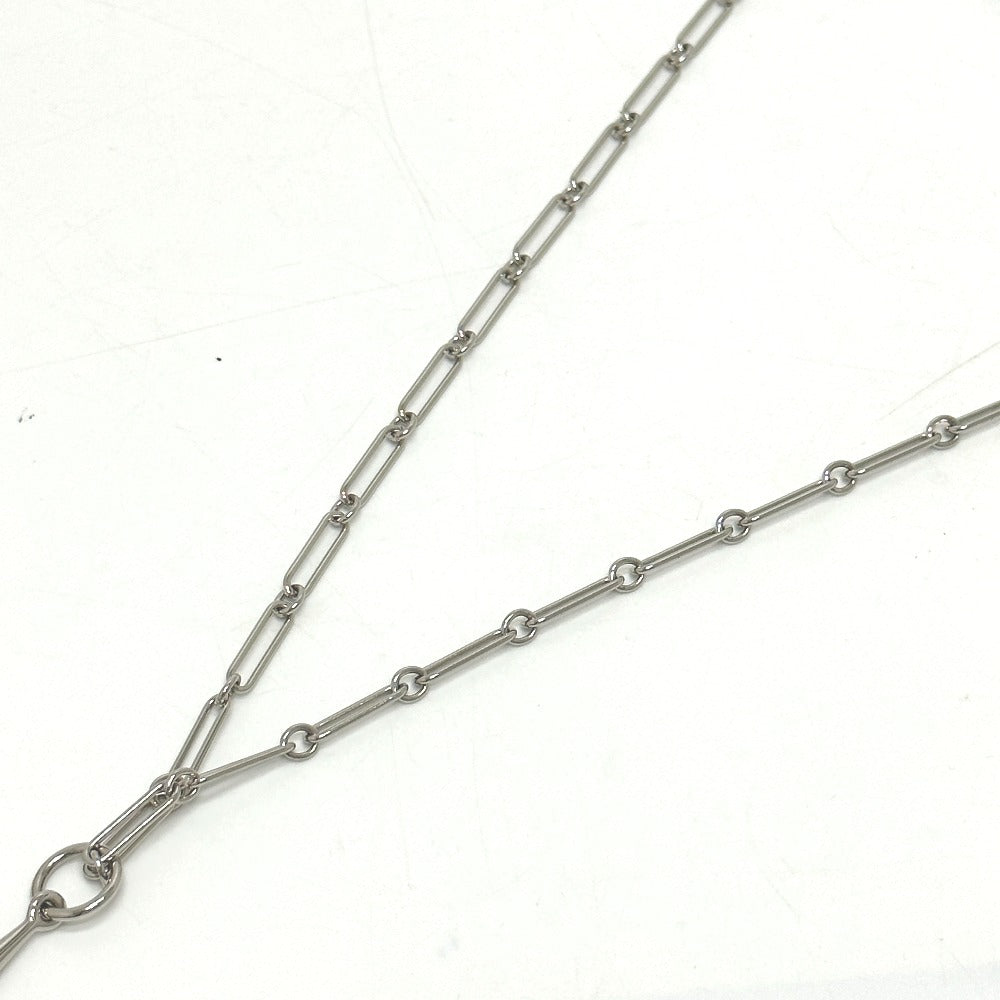 HERMES Necklace Swift Silver Heritage Esquetre PM Women Used Authentic