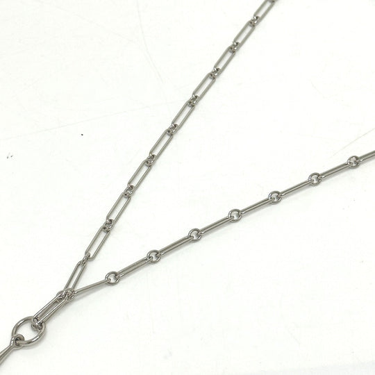 HERMES Necklace Swift Silver Heritage Esquetre PM Women Used Authentic