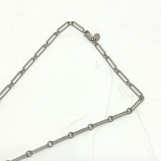 HERMES Necklace Swift Silver Heritage Esquetre PM Women Used Authentic