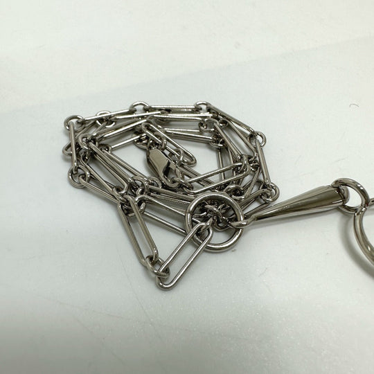 HERMES Necklace Swift Silver Heritage Esquetre PM Women Used Authentic