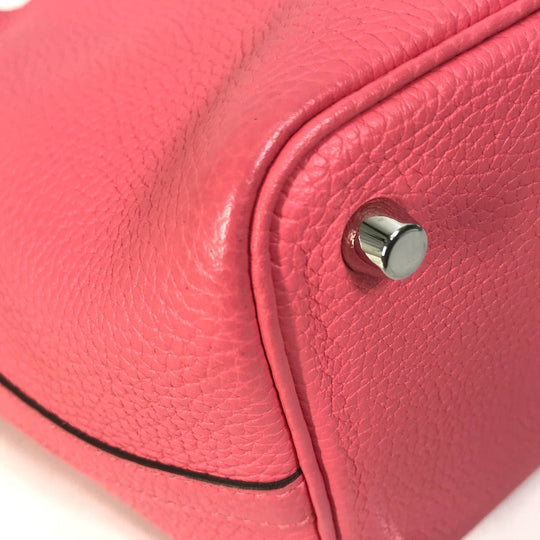 HERMES Handbag Taurillon Clemence pink Pico Tan Lock Ekra PM