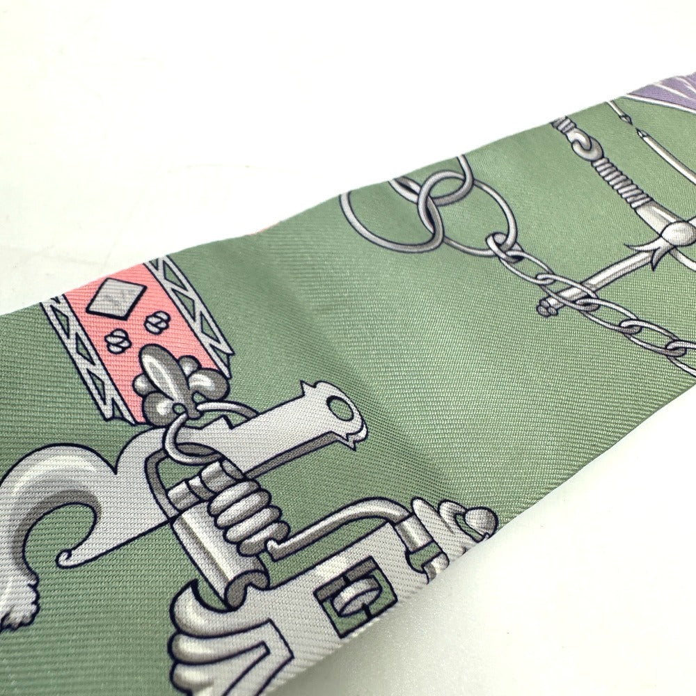 HERMES scarf silk multicolor bottle ship Women Used Authentic
