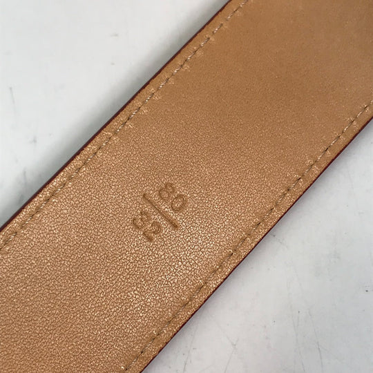 LOUIS VUITTON belt M6980U Monogram Vernis Red Monogram Vernis Saintur Women 80/32 Used Authentic
