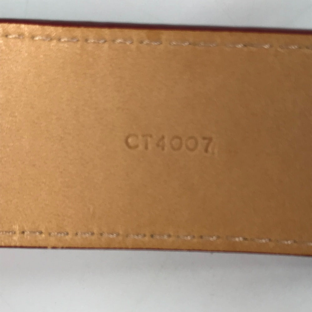 LOUIS VUITTON belt M6980U Monogram Vernis Red Monogram Vernis Saintur Women 80/32 Used Authentic