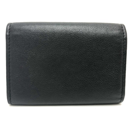 CHANEL Key case Key holder  leather black COCO Mark 4 stations with key ring Women Used Authentic